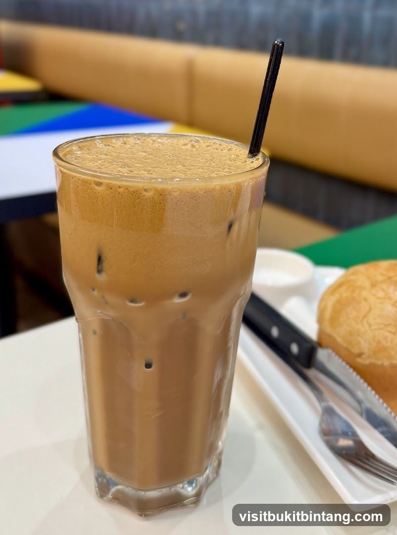 Iced Coffee with Bread