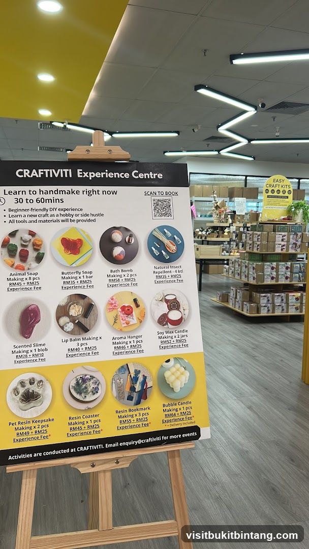 CRAFTIVITI Experience Centre Poster