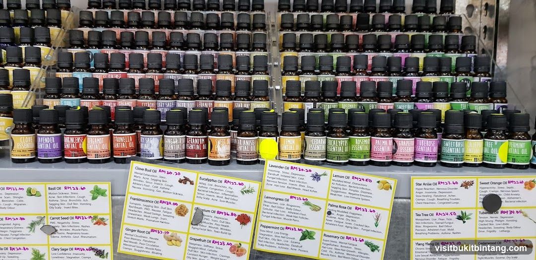 Essential Oils Display