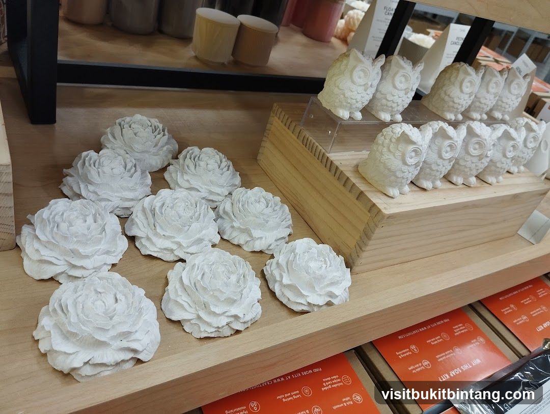 White decorative items