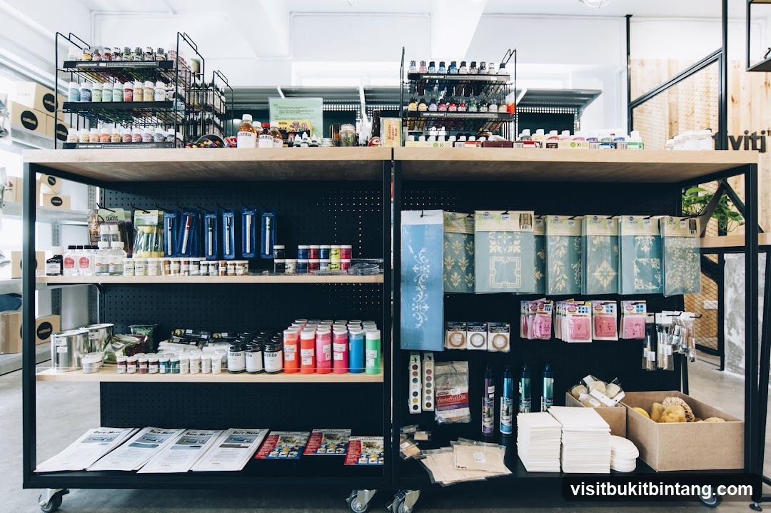 Art Supply Store Shelving