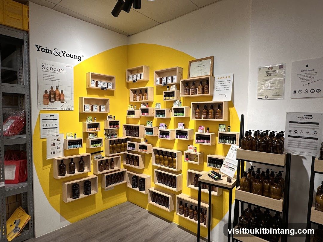 Skincare Products Display