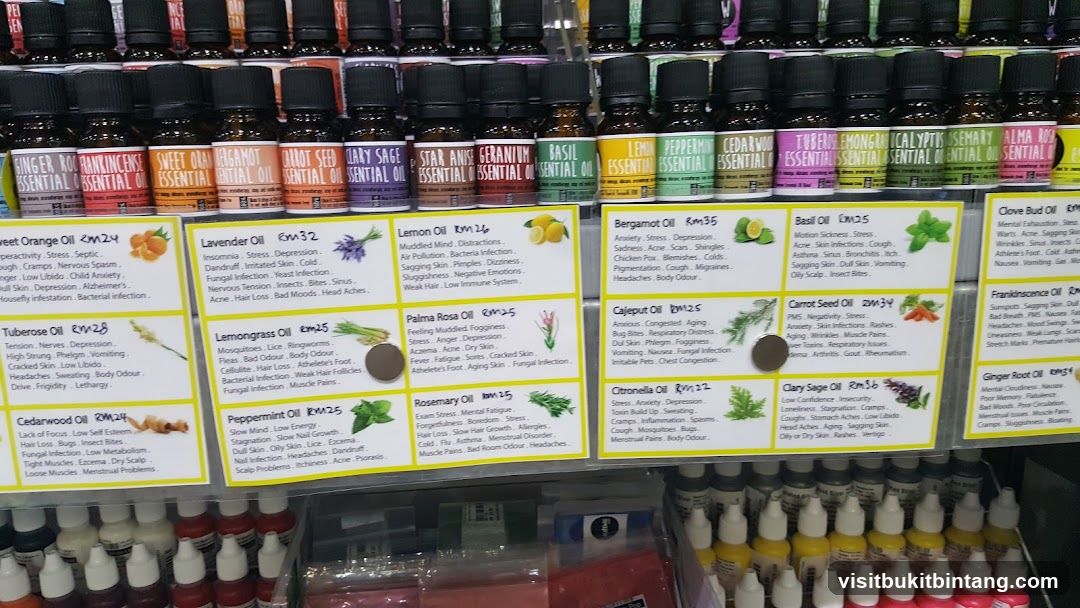 Essential Oils Display