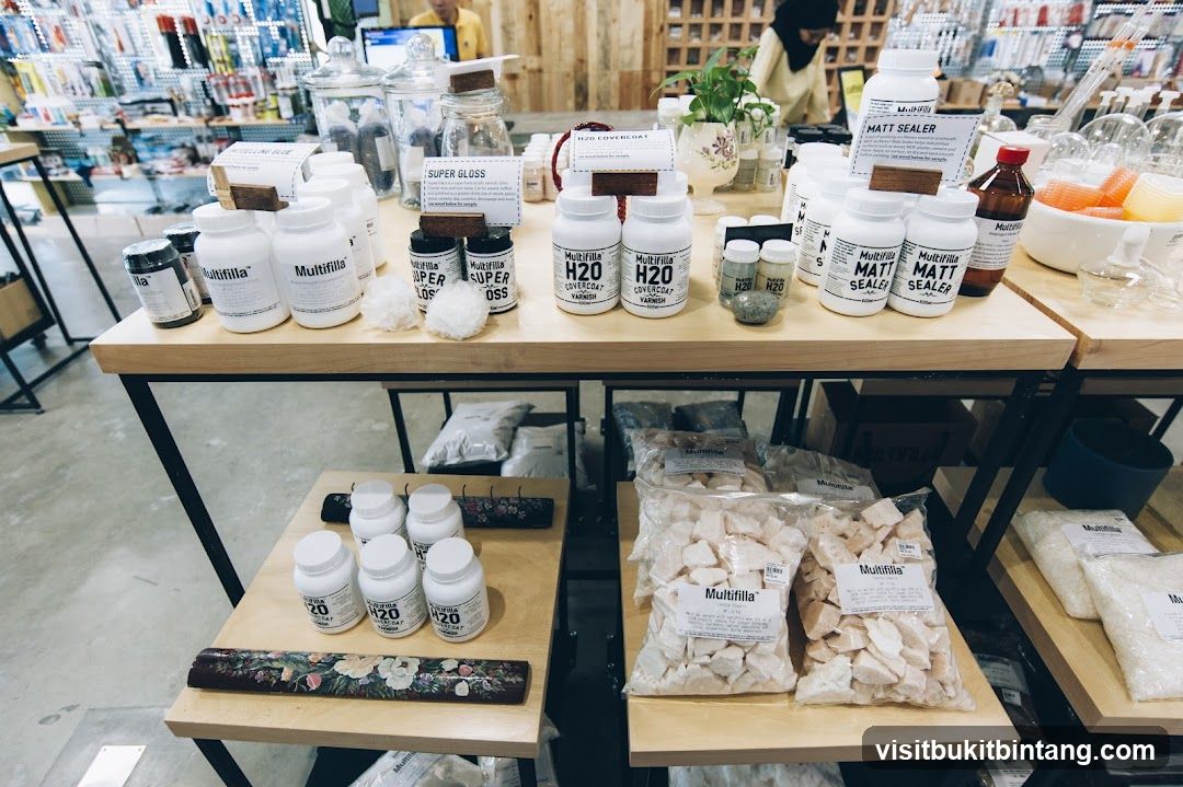 Art supply store display