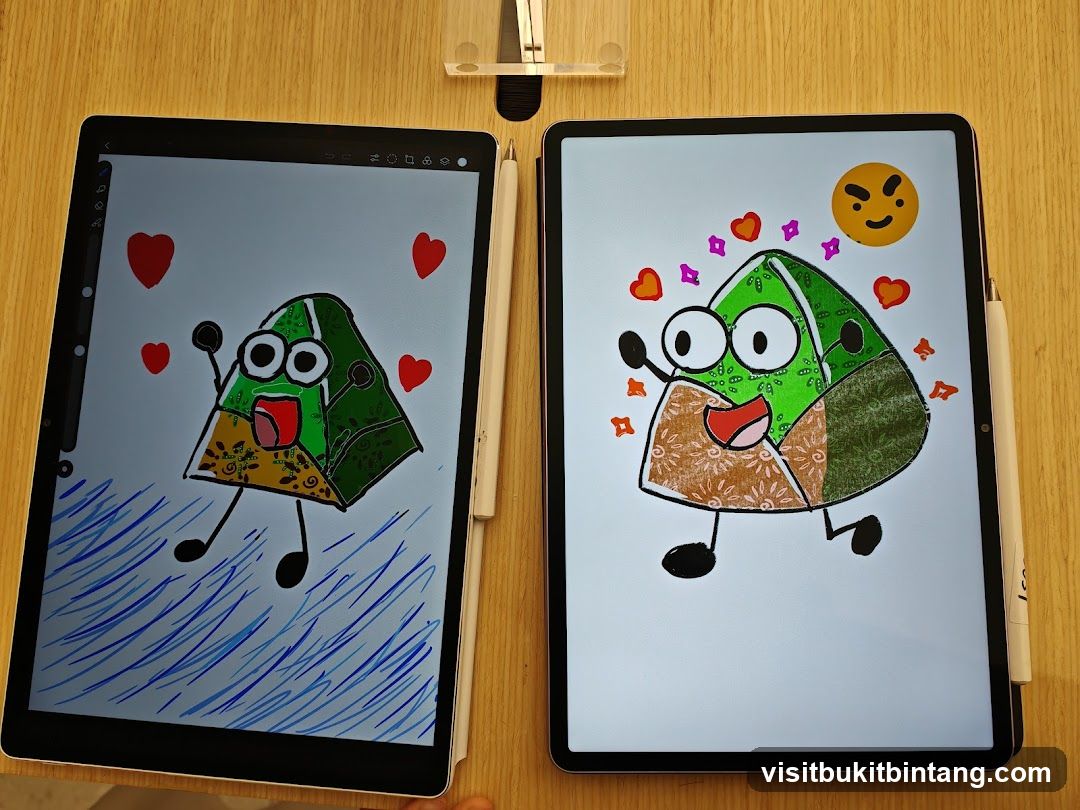 Digital Drawings of Cartoon Zongzi