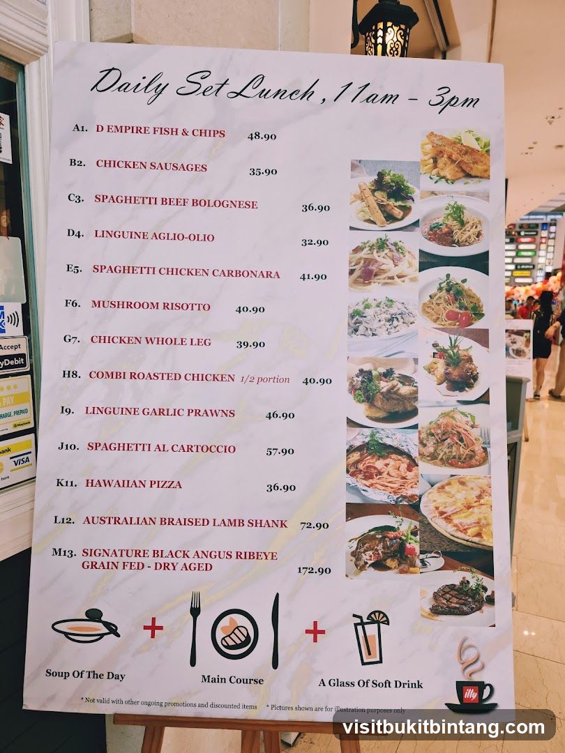 Daily Set Lunch, 11am - 3pm