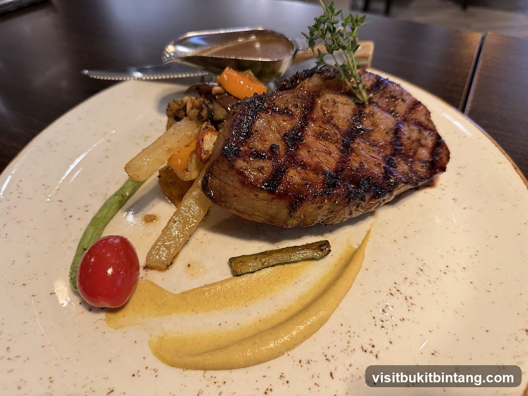 Grilled Steak with Vegetables