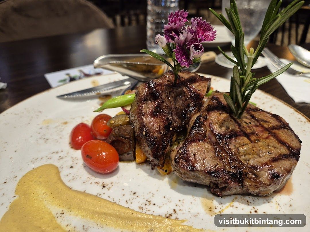 Grilled Steaks with Vegetables