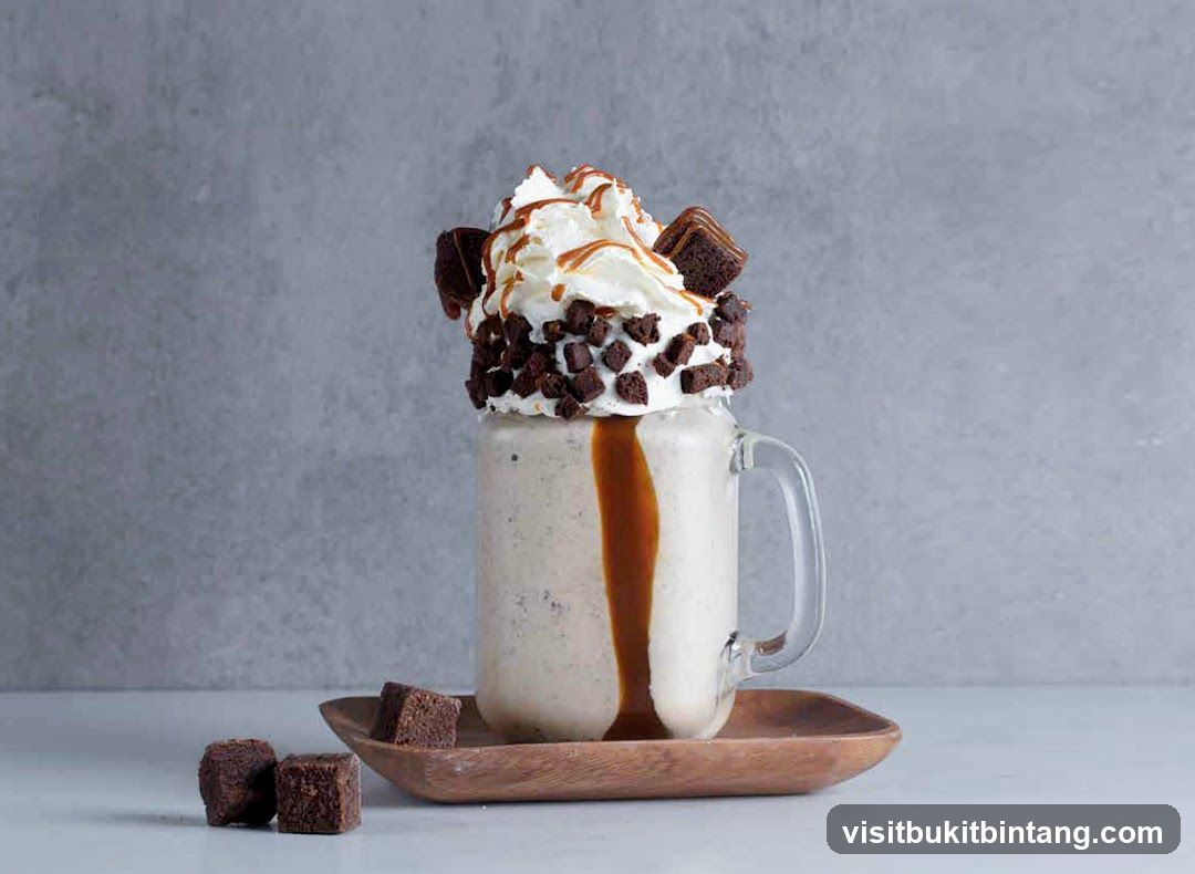 Decadent Brownie Milkshake