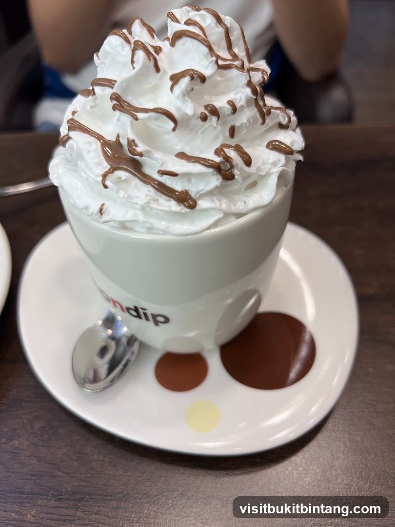 Whipped Cream Topped Drink