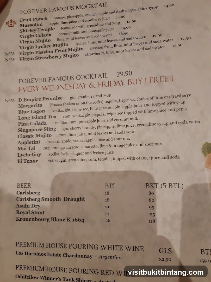 FOREVER FAMOUS MOCKTAIL