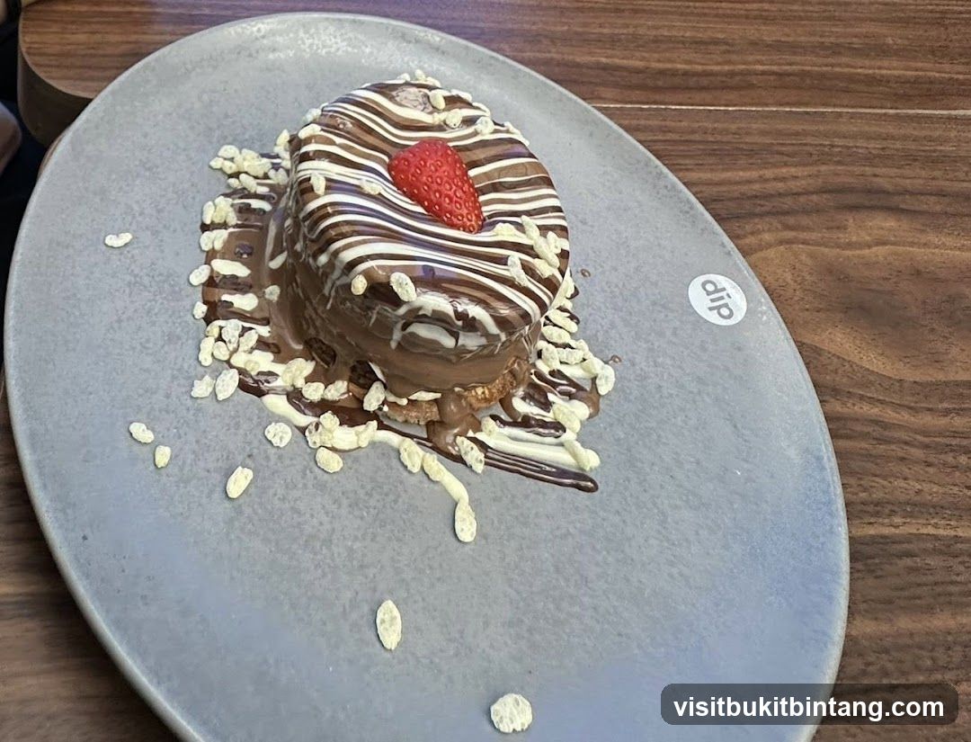 Chocolate Dessert with Strawberry