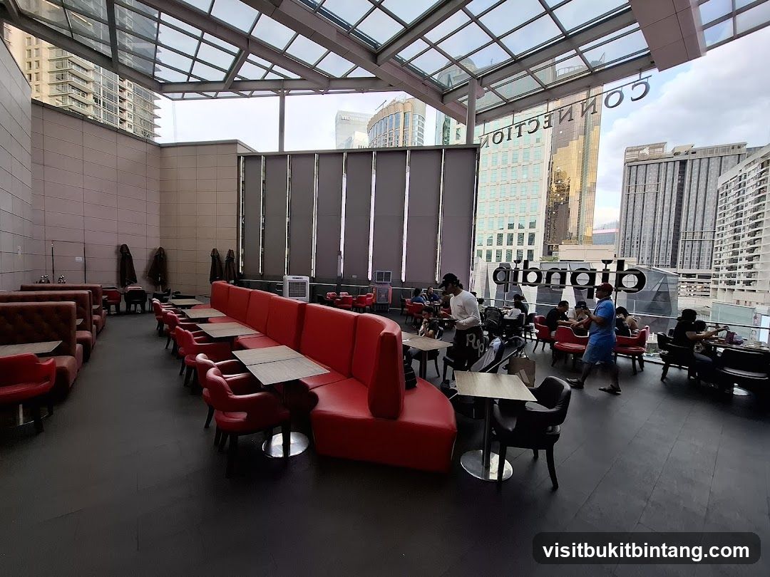 Rooftop Restaurant Seating