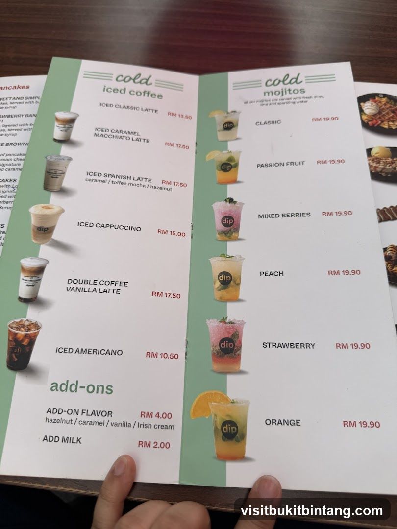 Cold Iced Coffee and Mojitos