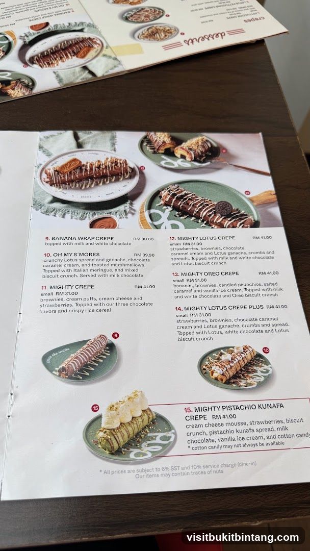 Desserts Crepes