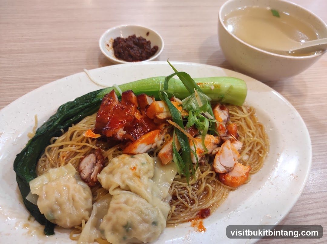 Noodles with Char Siu and Wontons