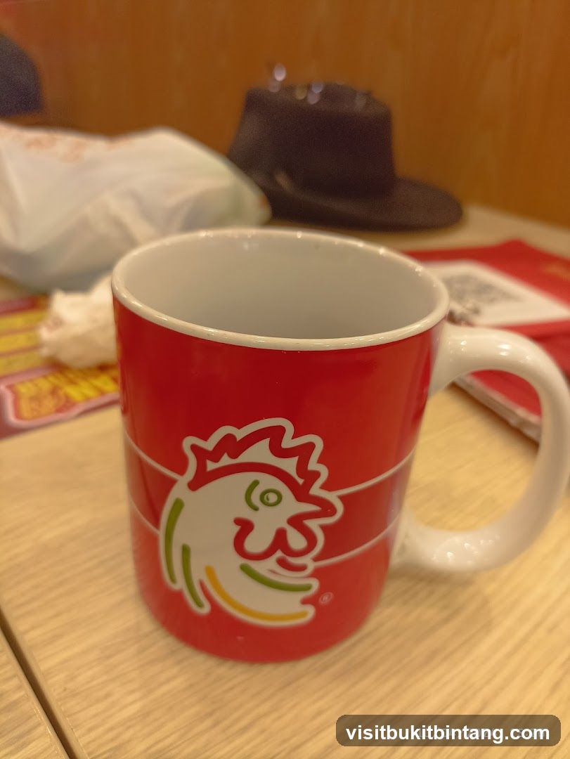 Red Mug with Chicken Logo