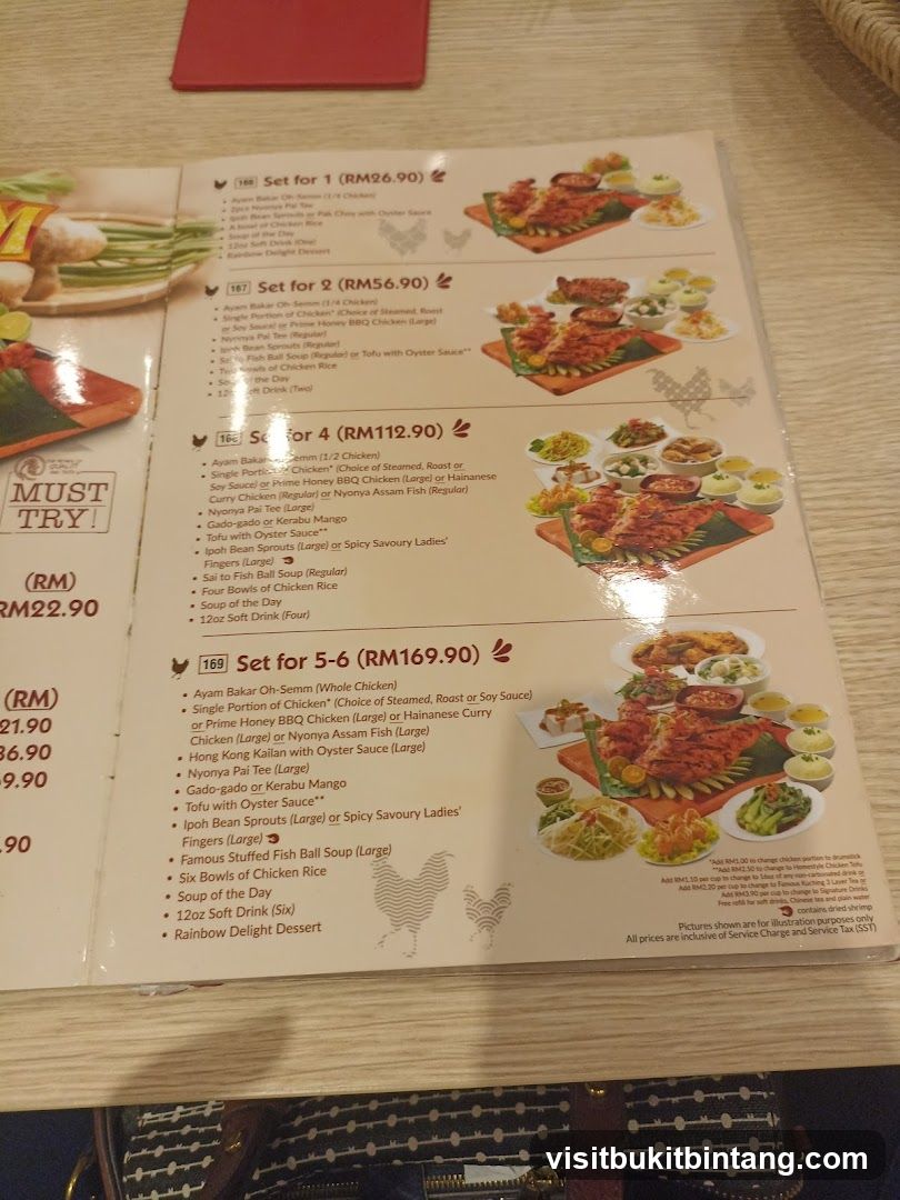 Set Menu