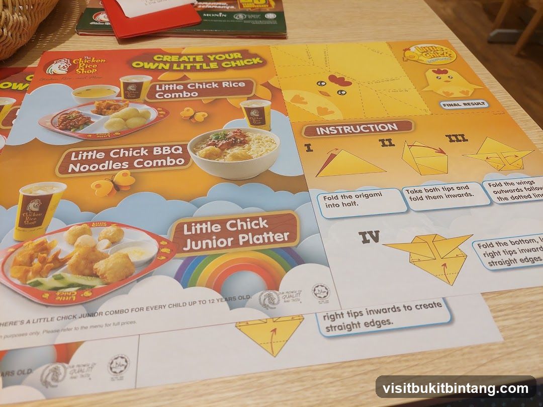 The Chicken Rice Shop Menu