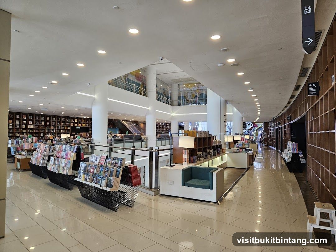 Interior of a bookstore
