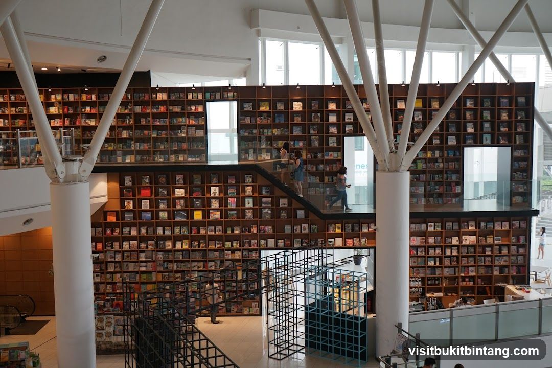Spacious Bookstore Interior