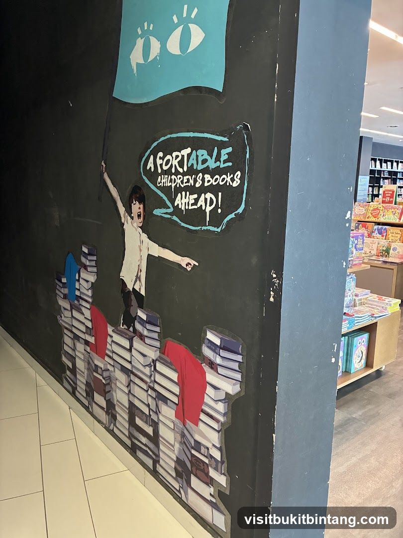 Children's Books Ahead Mural