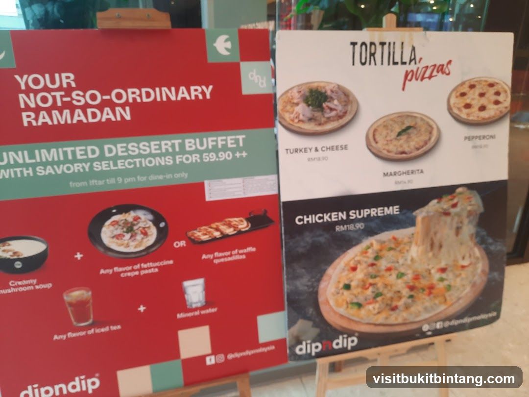 Ramadan Dessert Buffet and Tortilla Pizzas