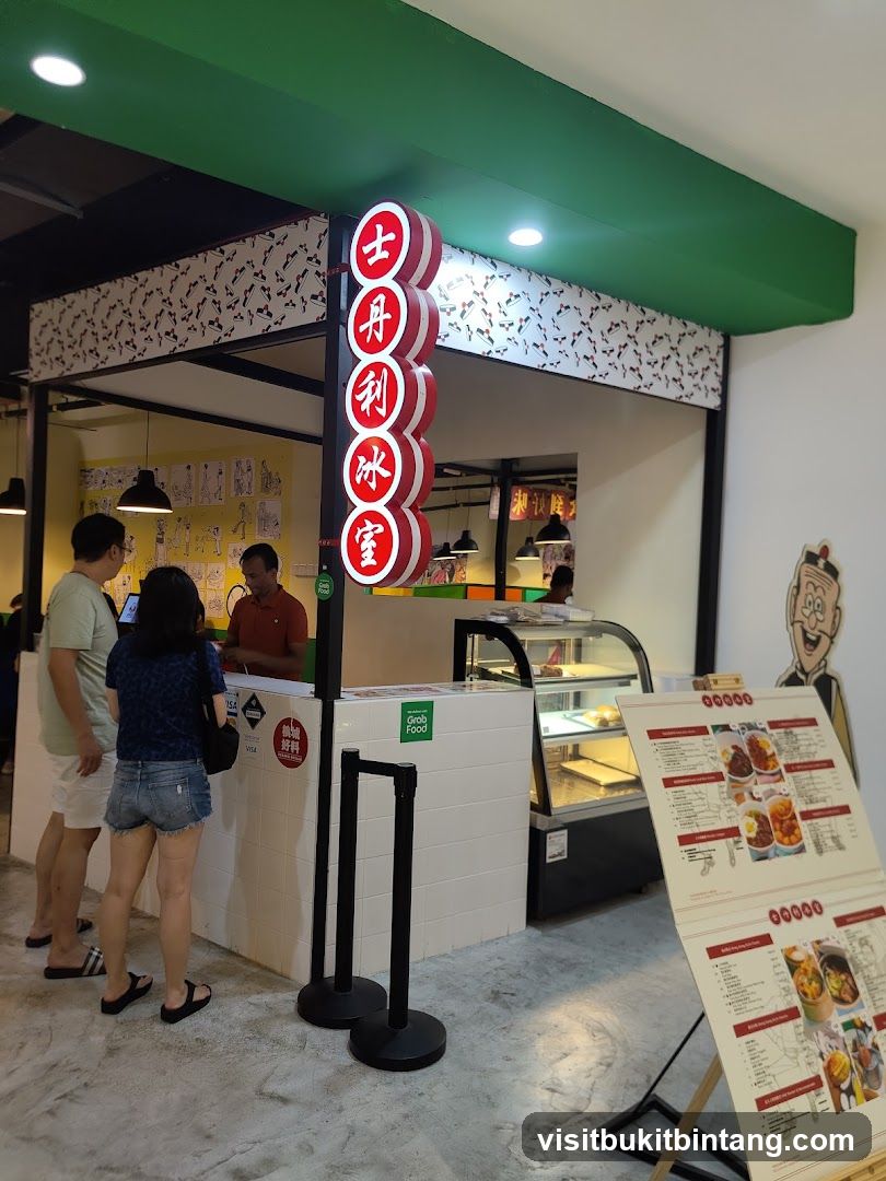 Dessert Stall with Menu