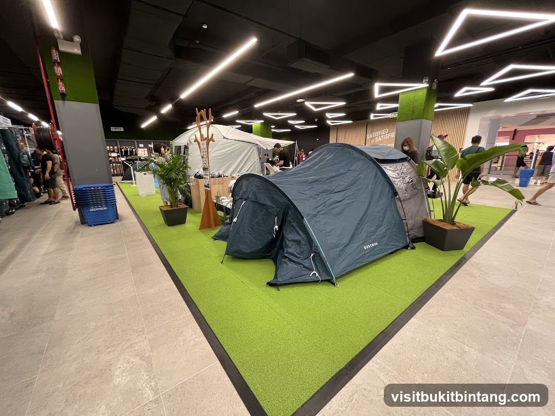 Camping Gear Display