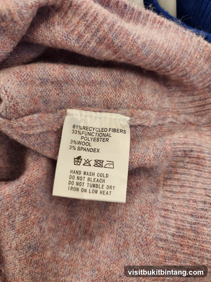 Clothing Care Label