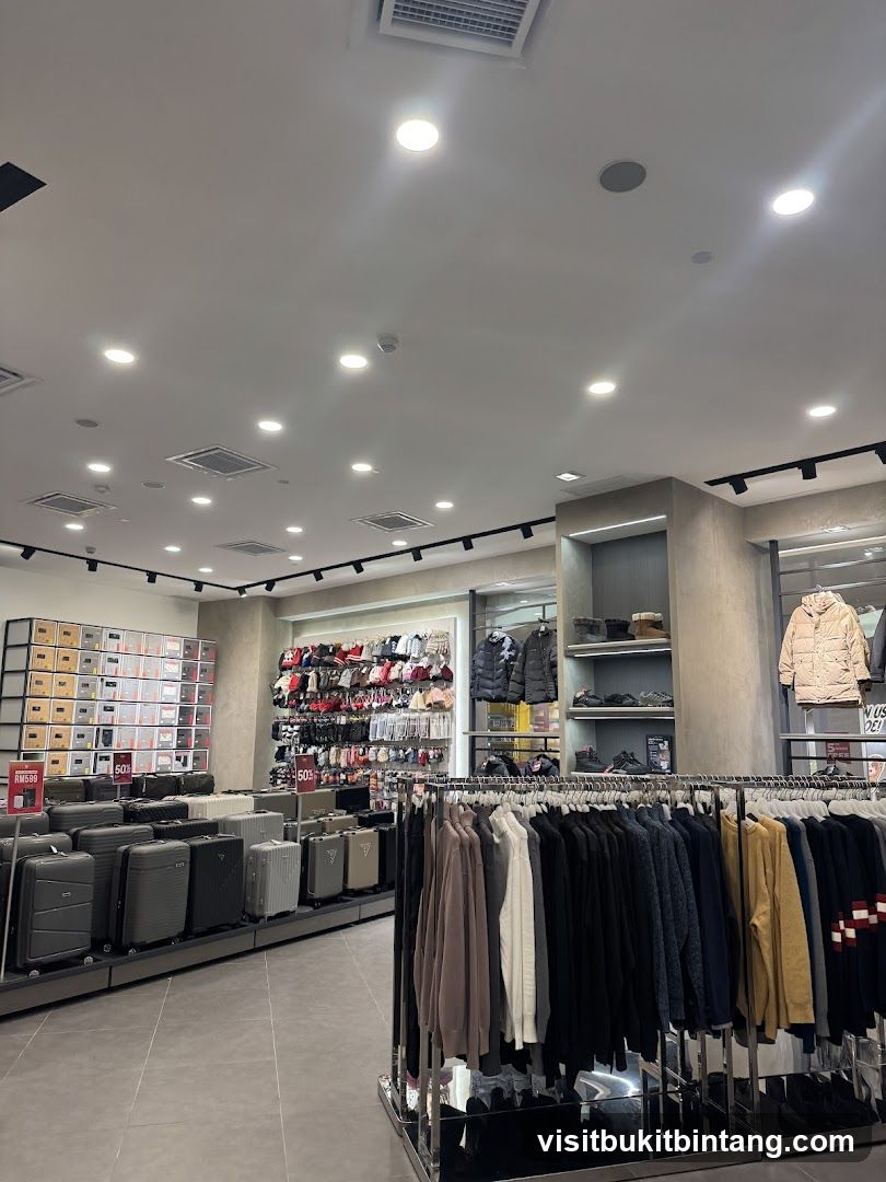 Clothing and Luggage Store Interior