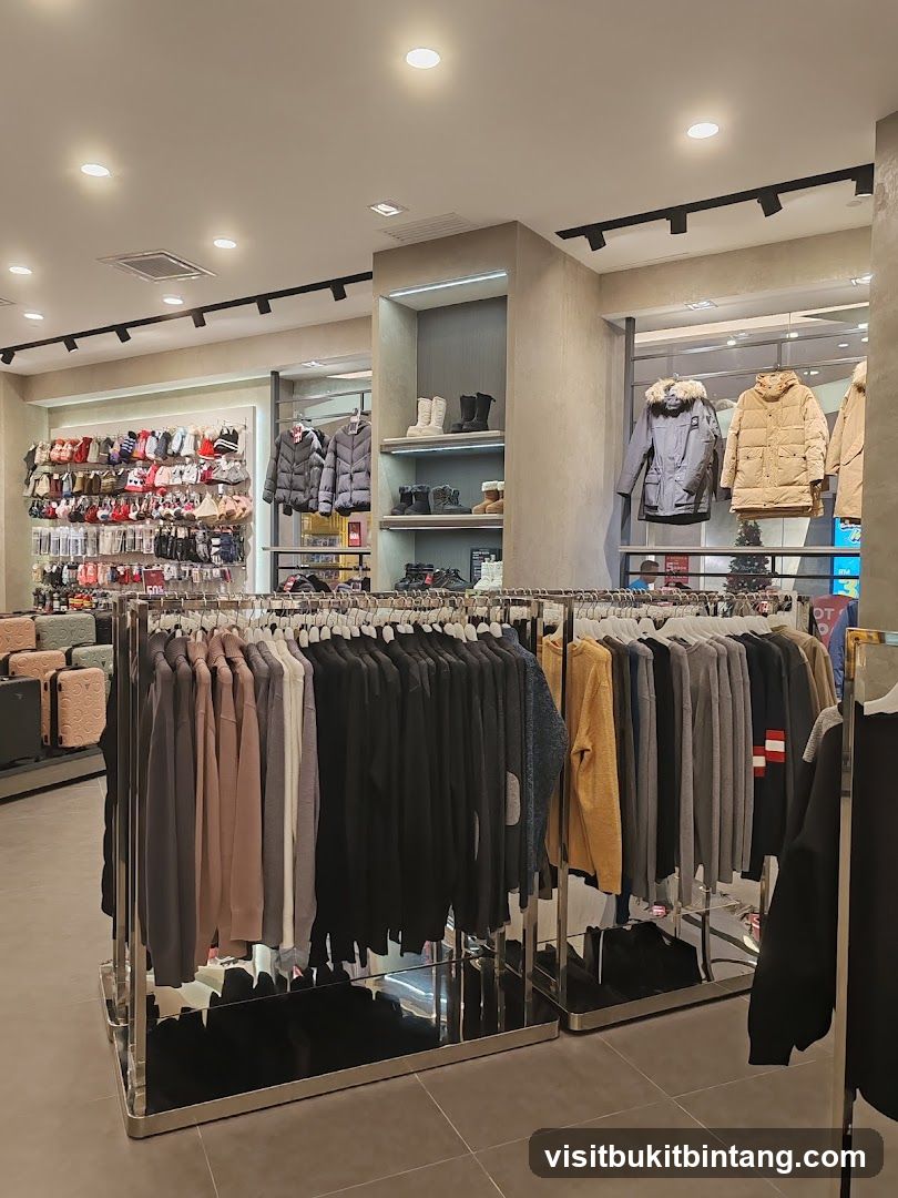 Clothing store interior