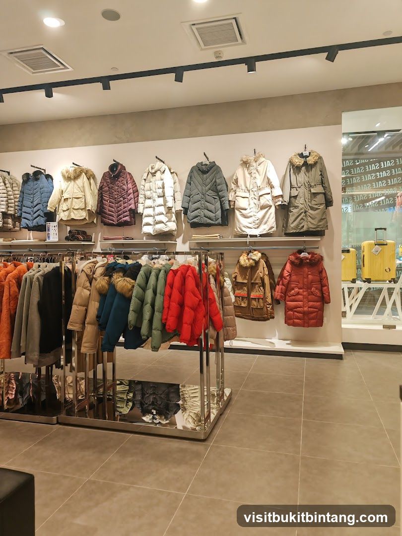 Winter Coats Display