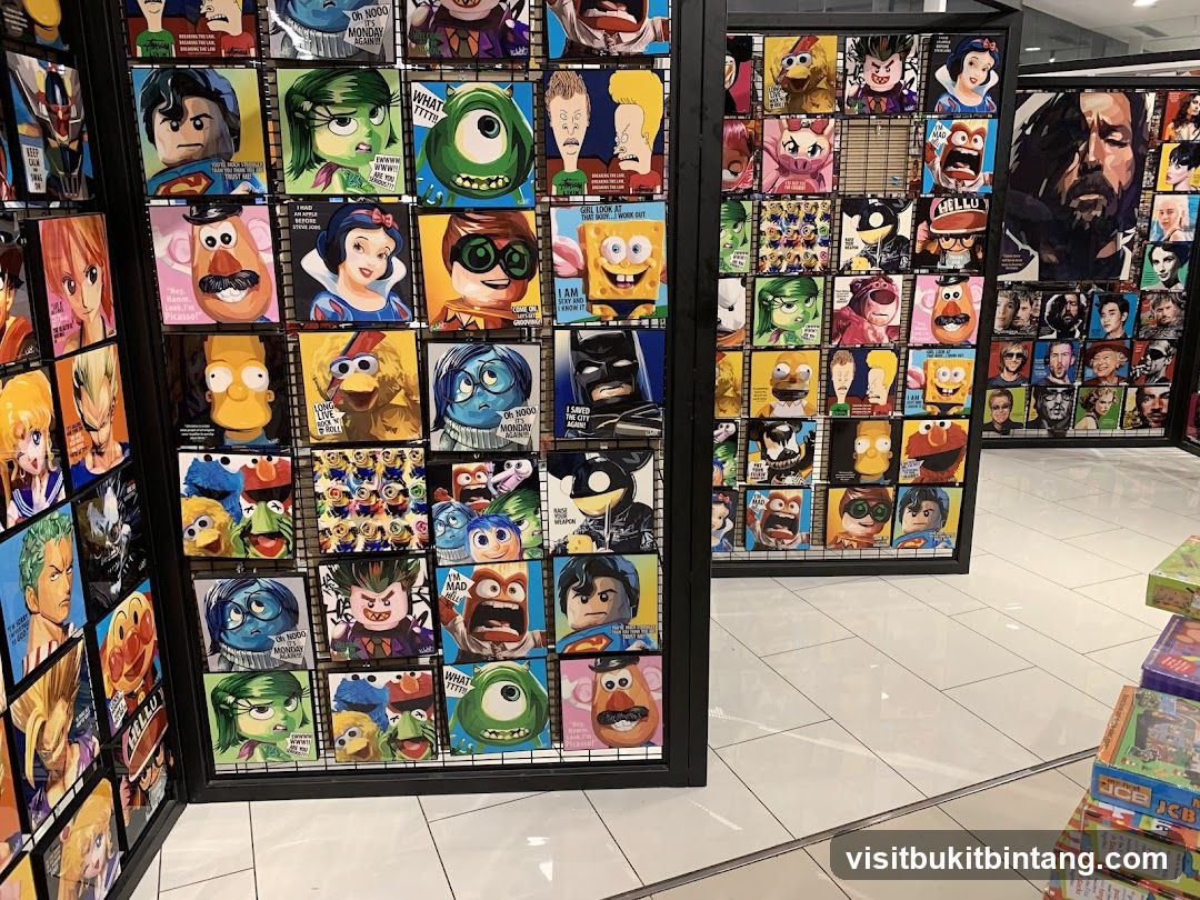 Pop Culture Art Display
