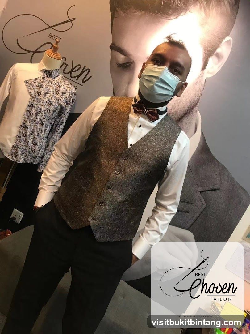 Man in Tailored Vest and Shirt