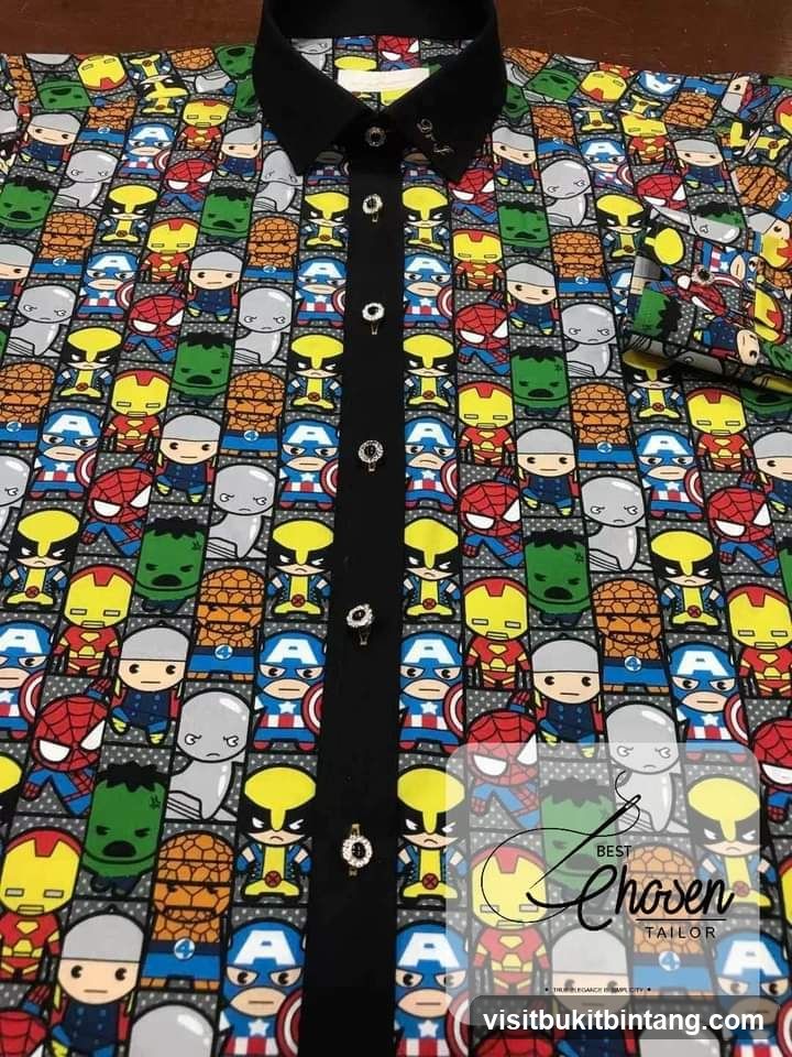 Marvel Character Print Shirt
