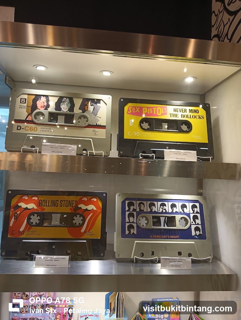 Vintage Cassettes Display