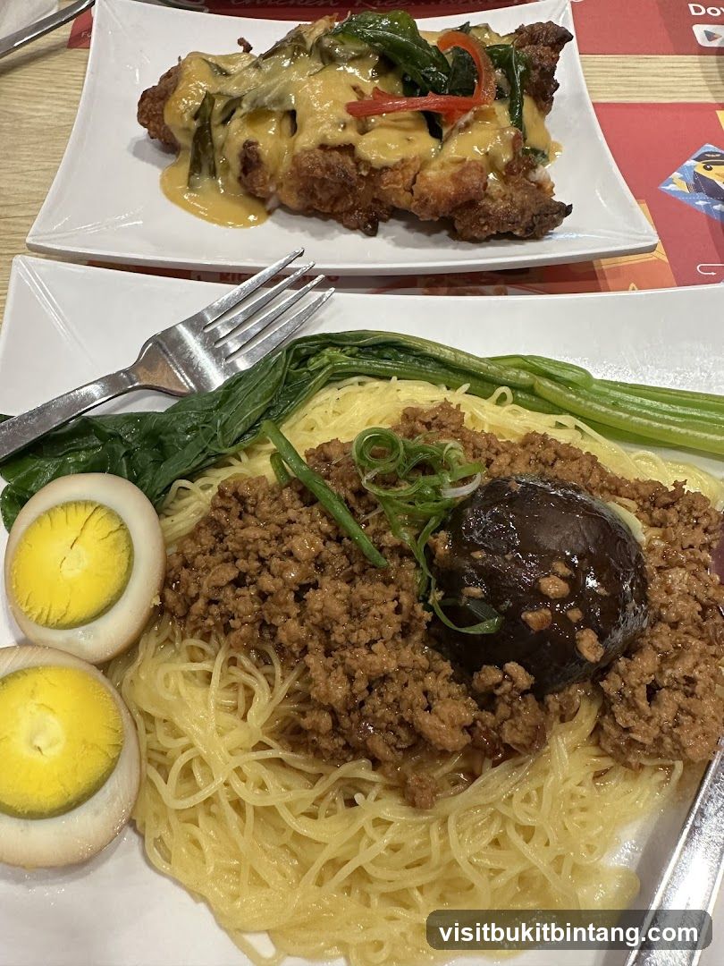 Two Plates of Food