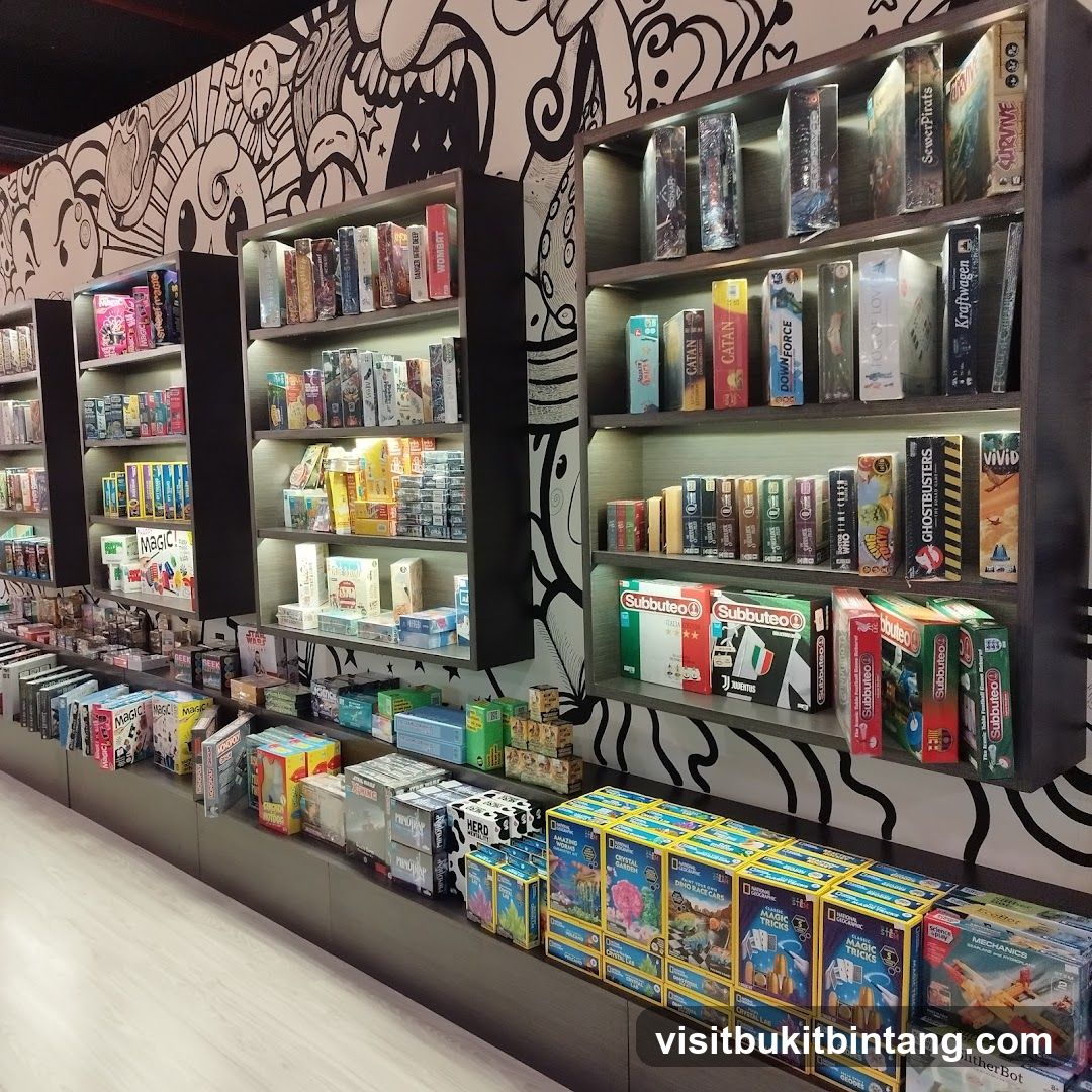 Board Game Store Shelves