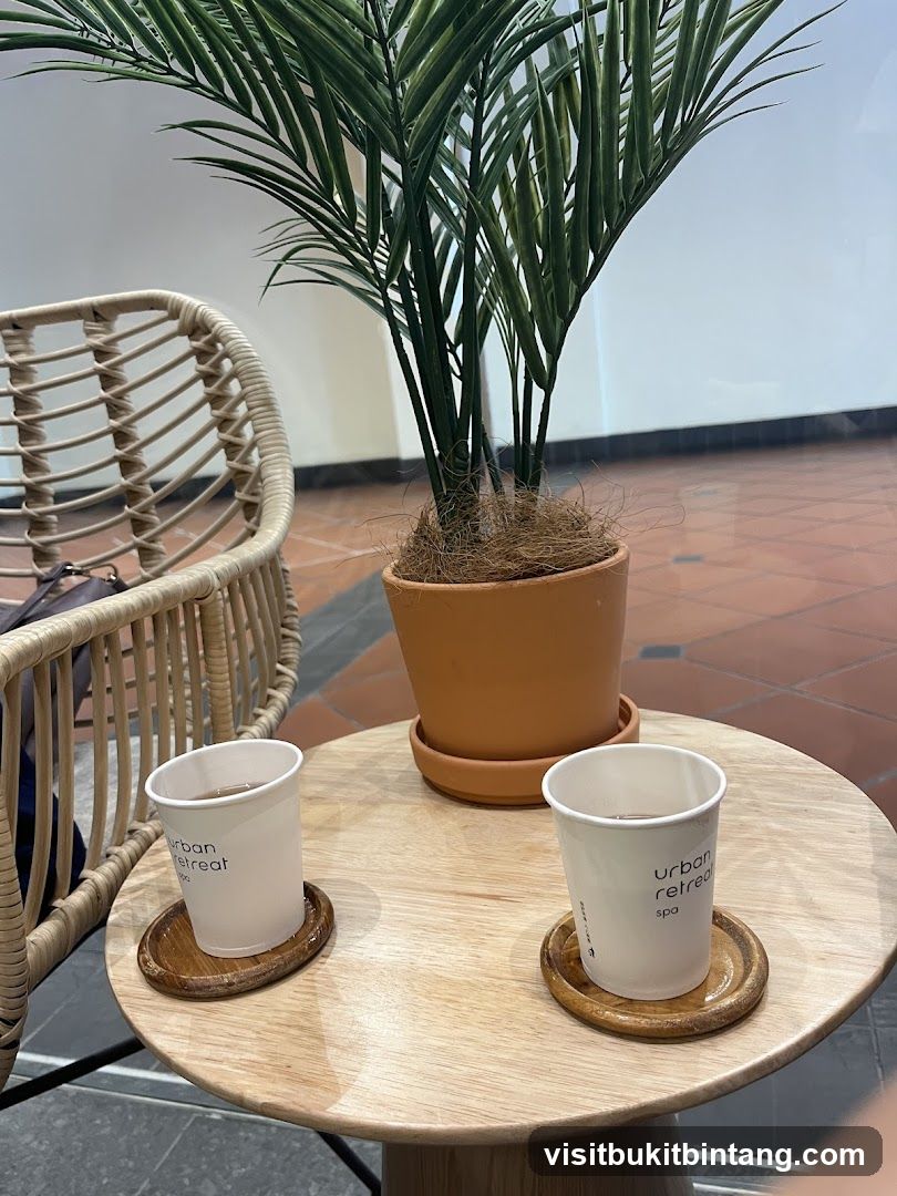 Two cups of tea on a table