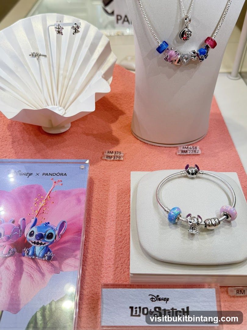 Disney x Pandora Lilo & Stitch Jewelry Display