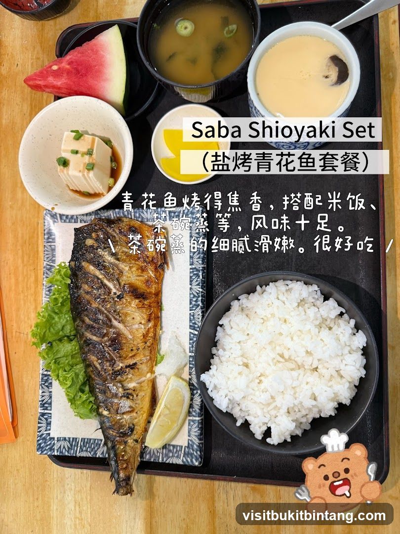 Saba Shioyaki Set