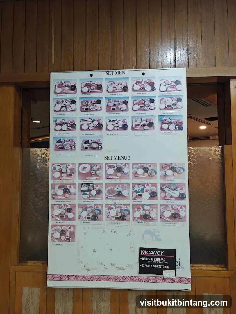 Set Menu