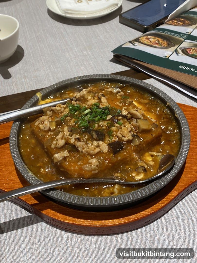 Sizzling Tofu Dish