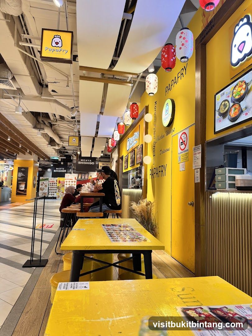 PapaFry Restaurant Interior