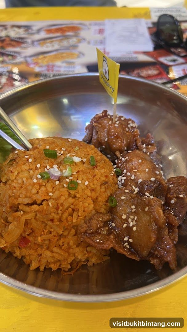 Fried Chicken and Rice