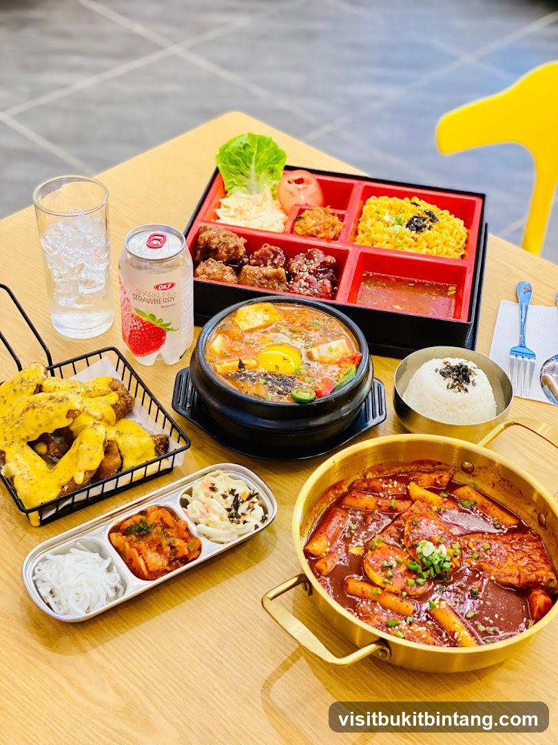 Korean Food Spread