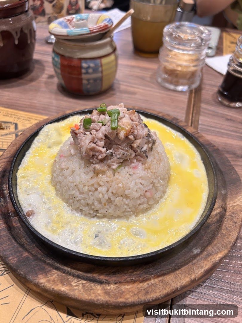 Sizzling Rice Dish