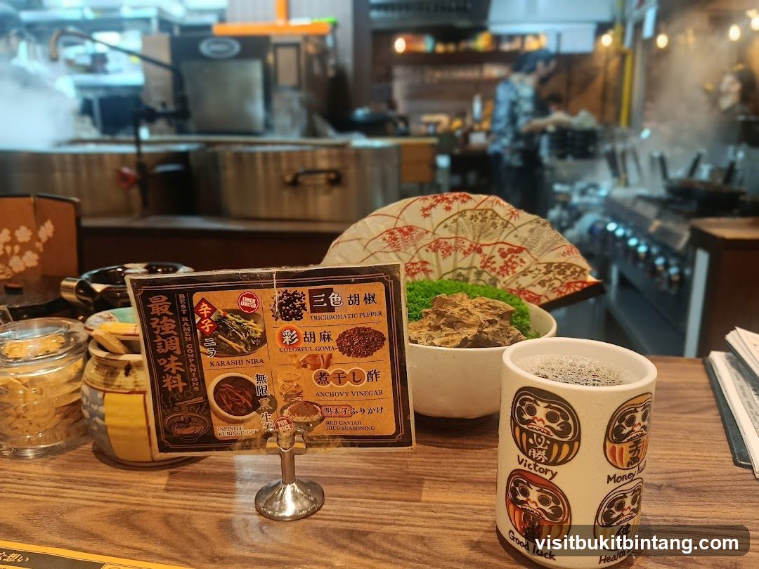 Ramen Toppings and Drink