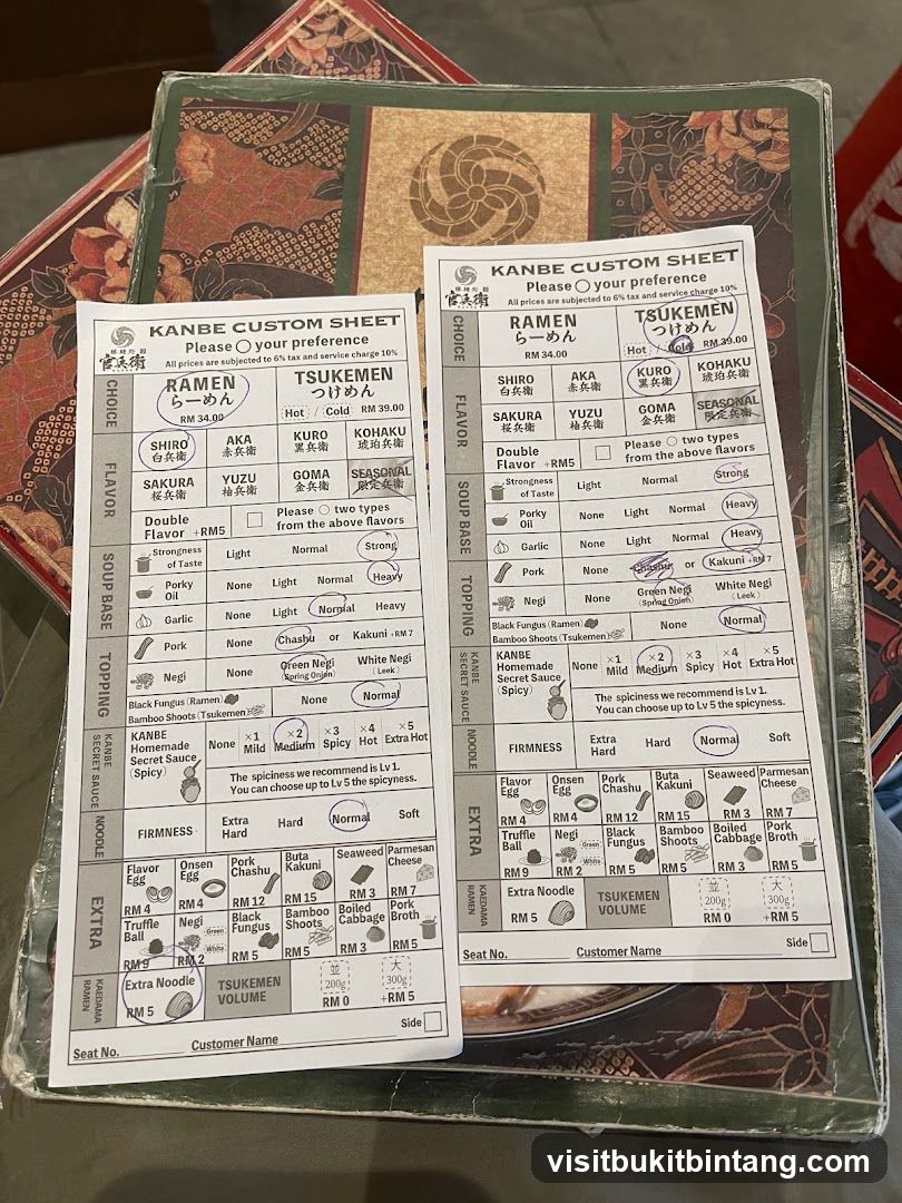 KANBE CUSTOM SHEET